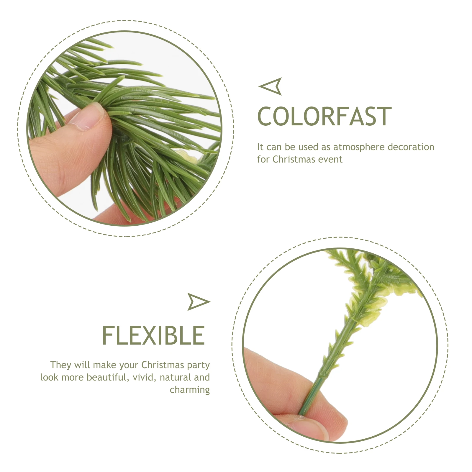 10 Pcs Pine Christmas Tree Decoration Accessories Ornament Artificial Picks Olive Green Plastic
10 Pcs Pine Christmas Tree Decoration Accessories Ornament Artificial Picks Olive Green Plastic