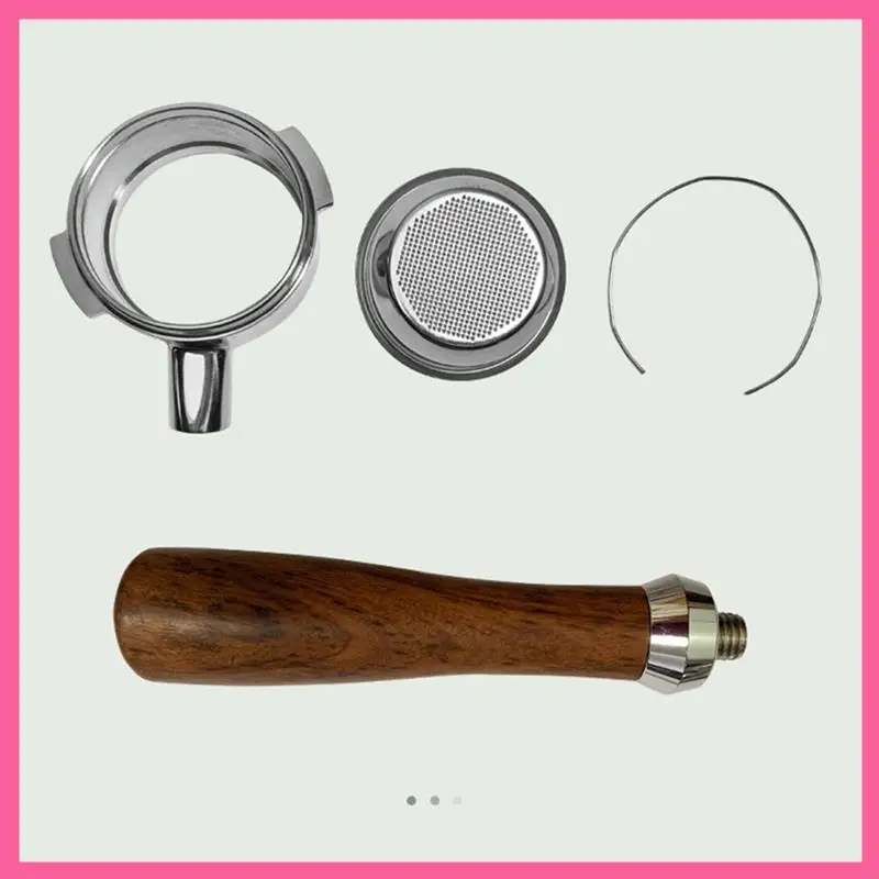 E61 Coffee Machine Solid Wood Bottomless Handle Portafilter 58MM Universally Applicable Grouphead Parts Mahogany Bottomless
E61 Coffee Machine Solid Wood Bottomless Handle Portafilter 58MM Universally Applicable Grouphead Parts Mahogany Bottomless