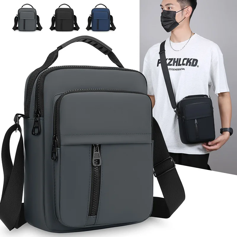 New Men's Crossbody Bag Large Capacity Simple Business Daily Commuter Versatile Shoulder Bag
New Men's Crossbody Bag Large Capacity Simple Business Daily Commuter Versatile Shoulder Bag