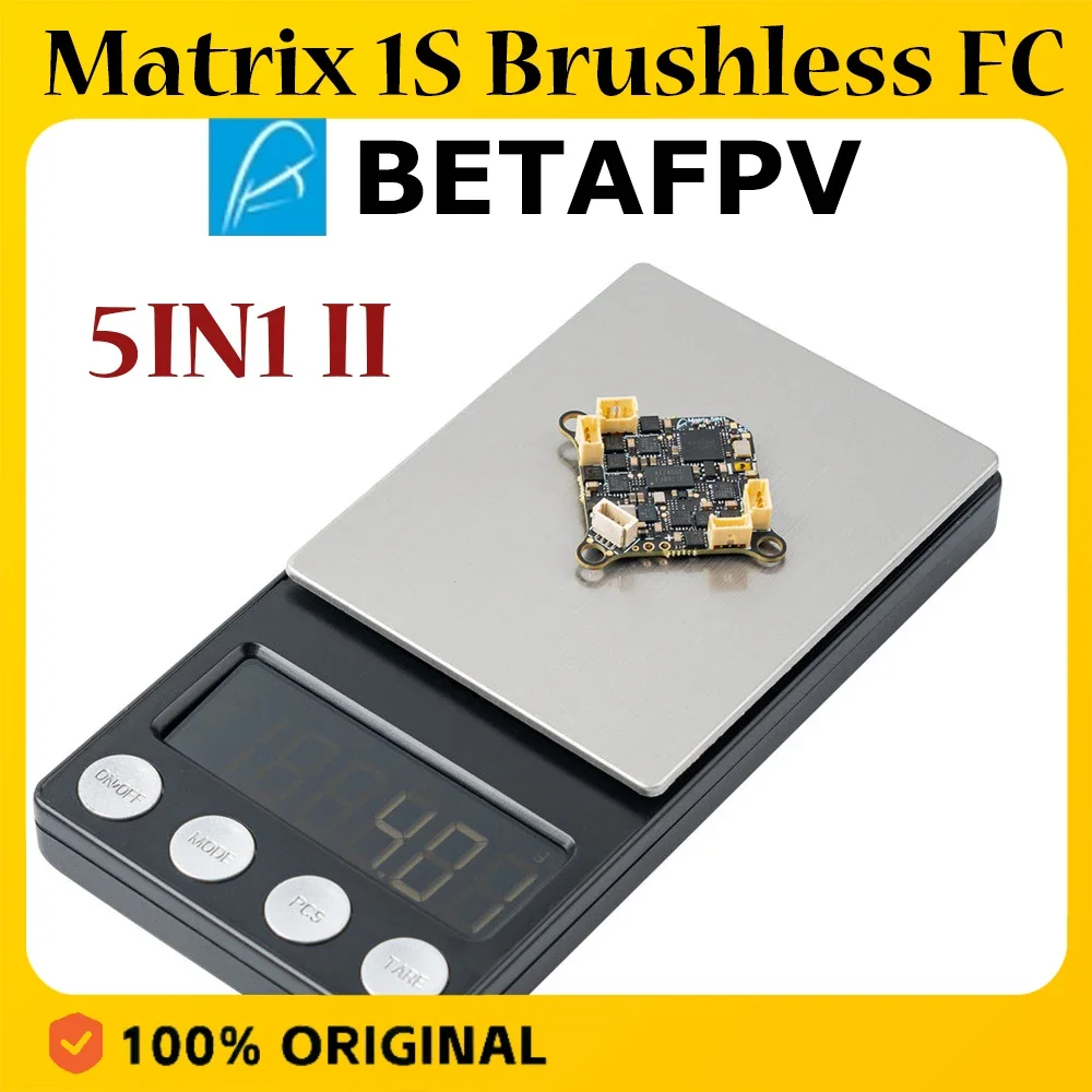 BETAFPV Matrix 1S Brushless Flight Controller 5IN1 V2 5IN1 II Upgraded 12A Continuous ESC for Air65 II 75 II FPV Accessories
BETAFPV Matrix 1S Brushless Flight Controller 5IN1 V2 5IN1 II Upgraded 12A Continuous ESC for Air65 II 75 II FPV Accessories