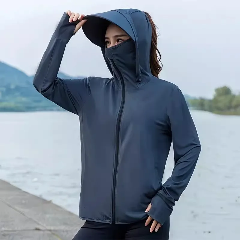 Women's Summer Lightweight Breathable UV Protection Clothing with Large Brim Hat Cycling Cover up Thin Outerwear Coat
Women's Summer Lightweight Breathable UV Protection Clothing with Large Brim Hat Cycling Cover up Thin Outerwear Coat