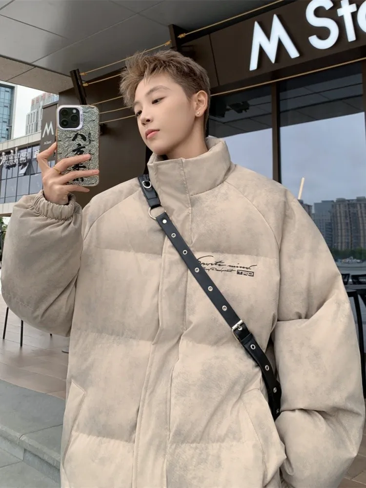 Men's Thiened Warmth PU Leather Biker Jaet Winter Stand Collar Bread Sle Casual Loose Couple Cotton Coat Zipper Closure
Men's Thiened Warmth PU Leather Biker Jaet Winter Stand Collar Bread Sle Casual Loose Couple Cotton Coat Zipper Closure