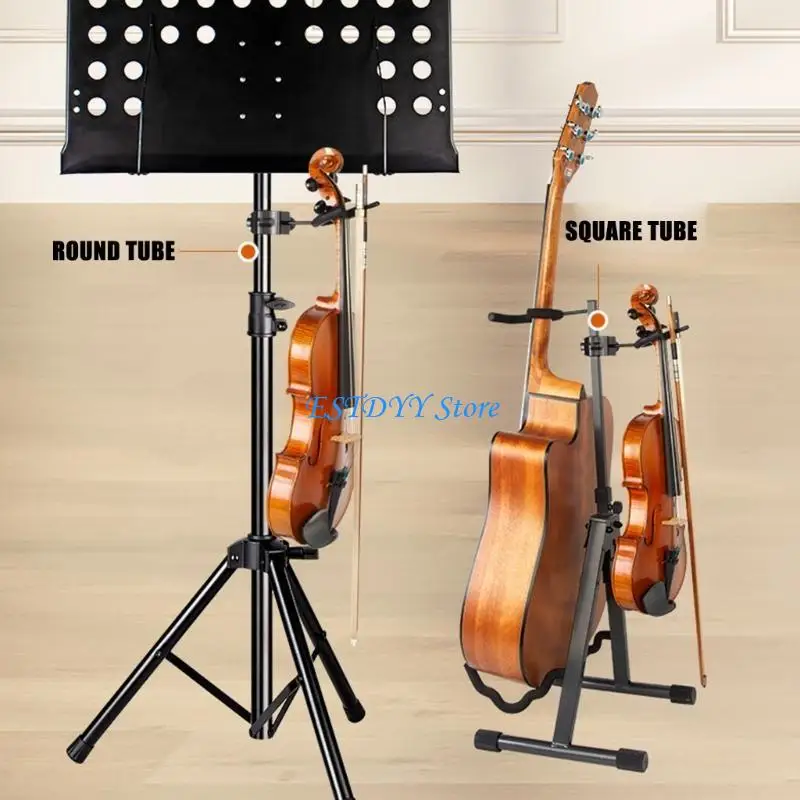 G6DE Violin Holder Violin and Viola Stand for Desktop Use with Nonslip Padding, Violin Hanger Hanging Rack Hanging Stand
G6DE Violin Holder Violin and Viola Stand for Desktop Use with Nonslip Padding, Violin Hanger Hanging Rack Hanging Stand