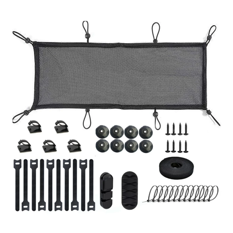 Under Desk Cable Management Net Kit Black Flexible Polyester Mesh Wire Management Tray
Under Desk Cable Management Net Kit Black Flexible Polyester Mesh Wire Management Tray