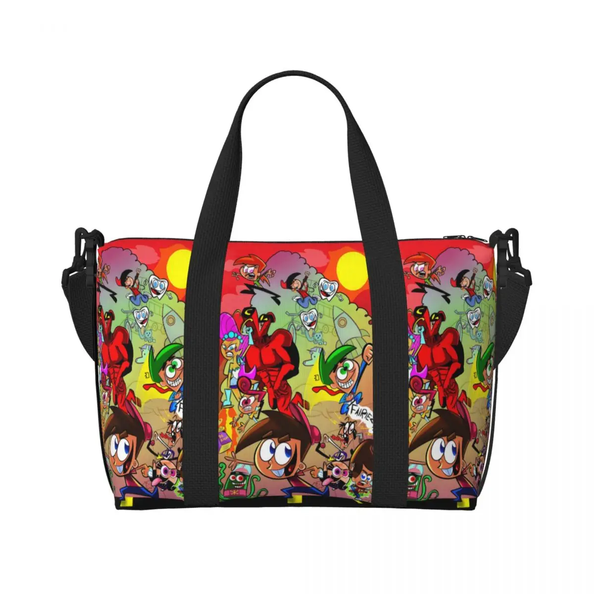 Пляжная большая сумка на заказ The Fairly Oddparents для женщин, анимационные пляжные дорожные сумки с большим отделением для спортзала
Пляжная большая сумка на заказ The Fairly Oddparents для женщин, анимационные пляжные дорожные сумки с большим отделением для спортзала