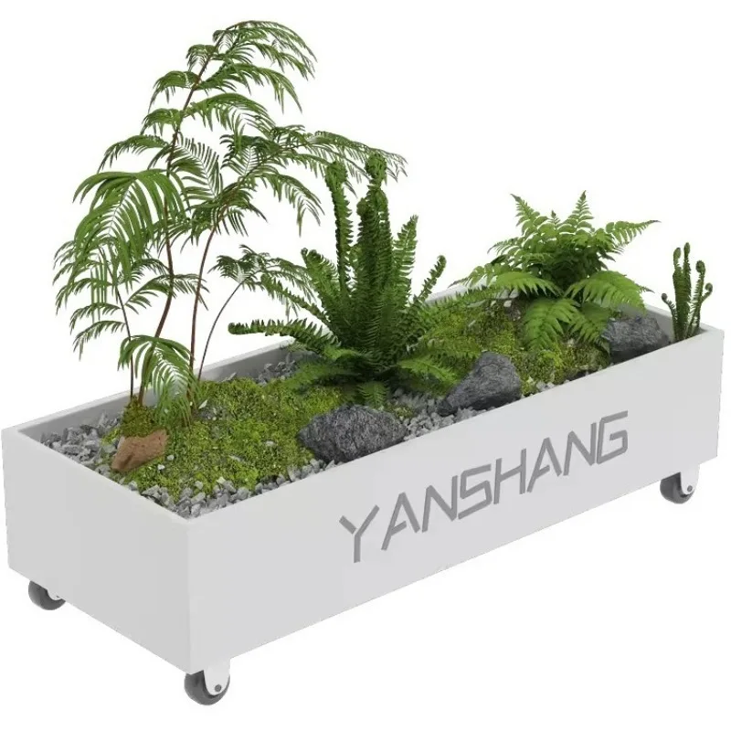 Outdoor movable flower trough restaurant, partition fence flower box outside the entrance of the store
Outdoor movable flower trough restaurant, partition fence flower box outside the entrance of the store