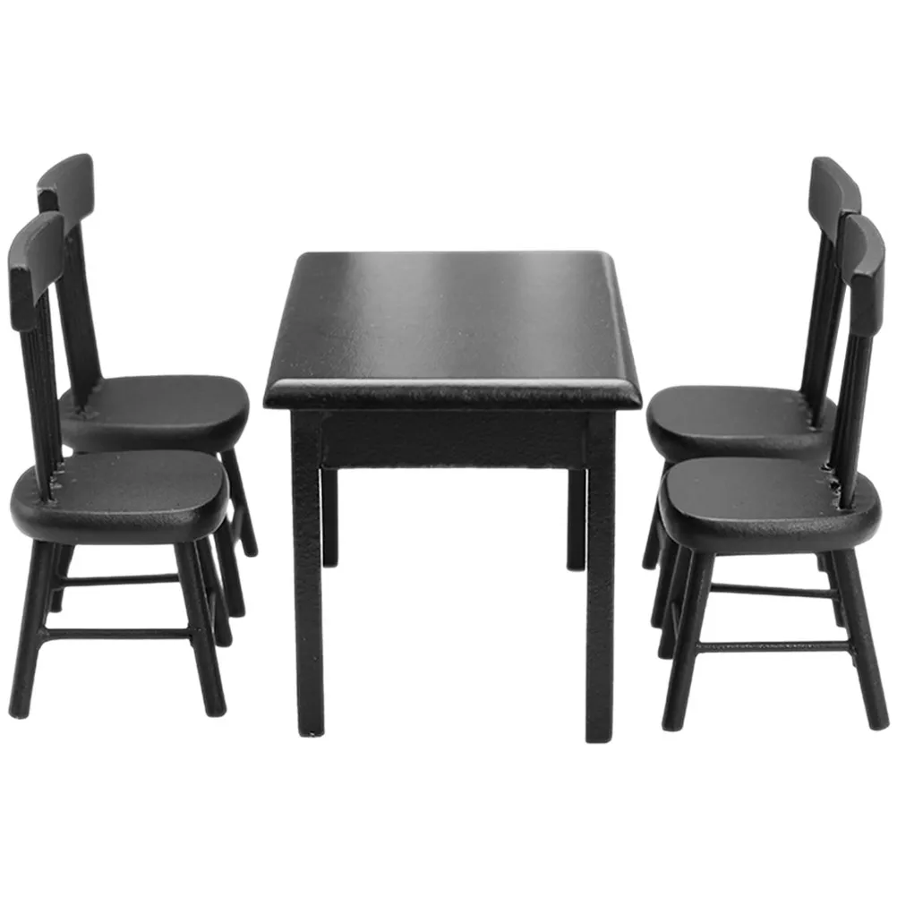 1Set Mini Table Chair Set Miniature Wooden Furniture Vintage Mini House Accessories Realistic Room Decor
1Set Mini Table Chair Set Miniature Wooden Furniture Vintage Mini House Accessories Realistic Room Decor