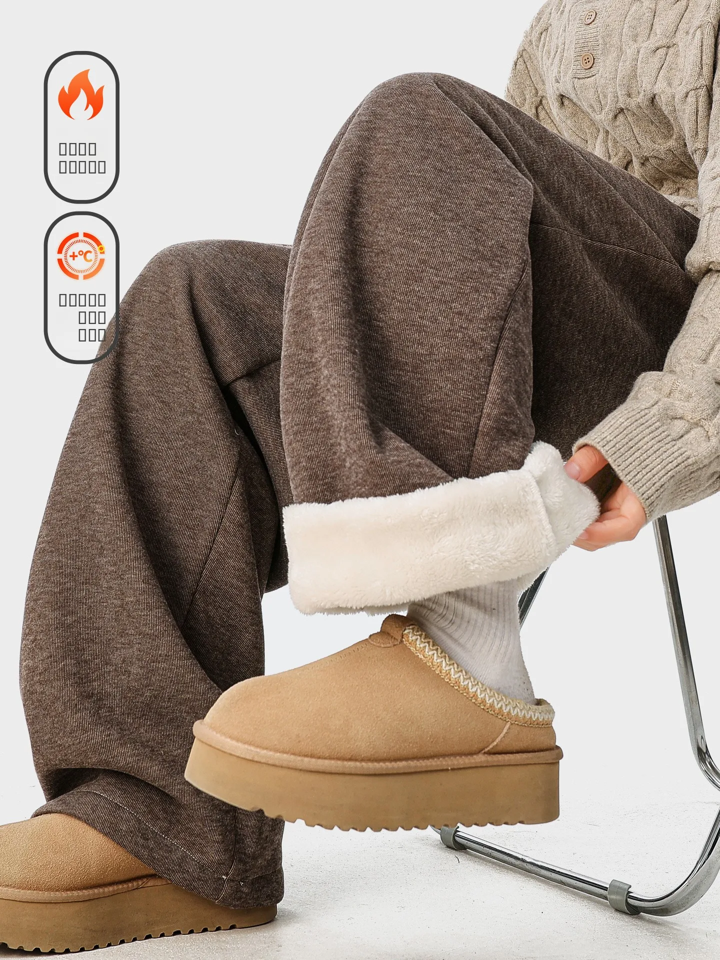 Теплые мужские повседневные брюки прямого кроя на флисовой подкладке, свободные, удобные зимние брюки, повседневные широкие брюки
Теплые мужские повседневные брюки прямого кроя на флисовой подкладке, свободные, удобные зимние брюки, повседневные широкие брюки