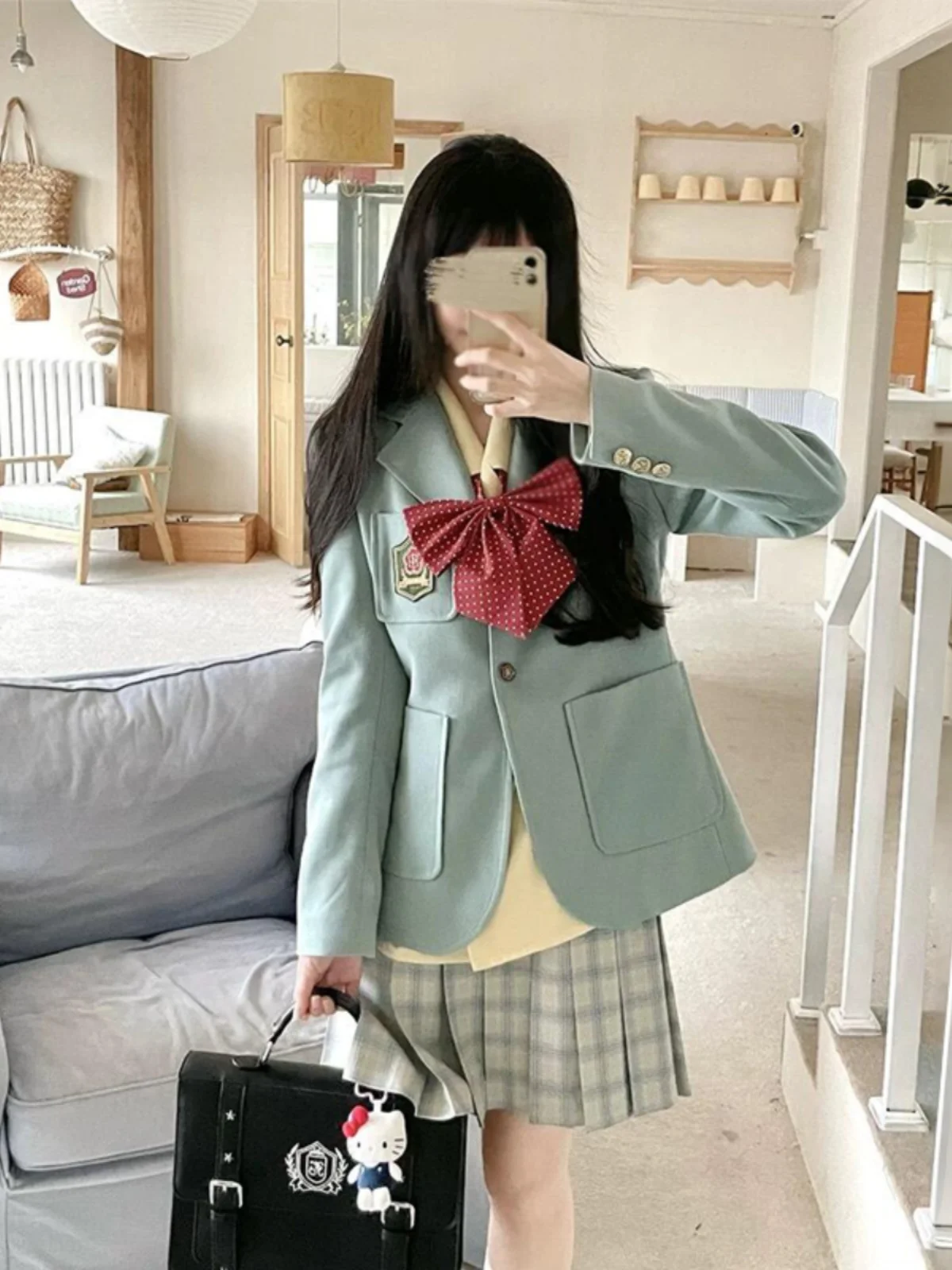 Slim Fit Women's Suit Jacket Mint Green Eggplant Color College Style JK Uniform New Autumn Winter Seasonal Fashion Outerwear
Slim Fit Women's Suit Jacket Mint Green Eggplant Color College Style JK Uniform New Autumn Winter Seasonal Fashion Outerwear