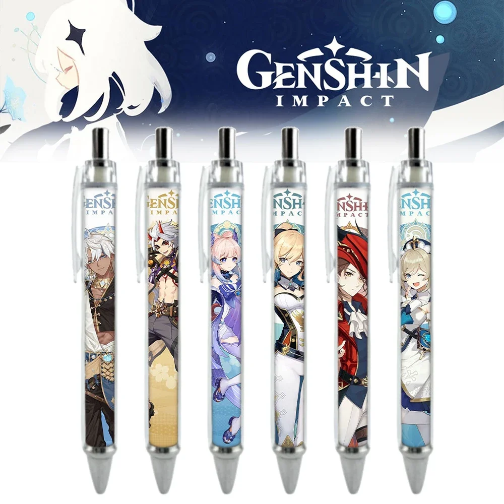 1 шт. Genshin Impact Arataki Itto Sangonomiya Kokomi Jean Barbara черные сменные стержни Caneta гелевая ручка канцелярские принадлежности Kawaii школьные принадлежности
1 шт. Genshin Impact Arataki Itto Sangonomiya Kokomi Jean Barbara черные сменные стержни Caneta гелевая ручка канцелярские принадлежности Kawaii школьные принадлежности