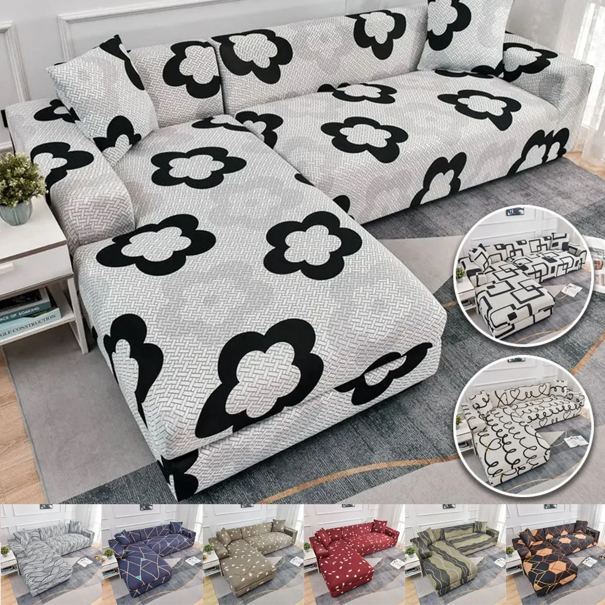 1/2/3/4 Seat Geometric Sofa Covers for Living Room Elastic Corner Couch Cover L Shaped Chaise Longue Slipcovers Chair Protector
1/2/3/4 Seat Geometric Sofa Covers for Living Room Elastic Corner Couch Cover L Shaped Chaise Longue Slipcovers Chair Protector