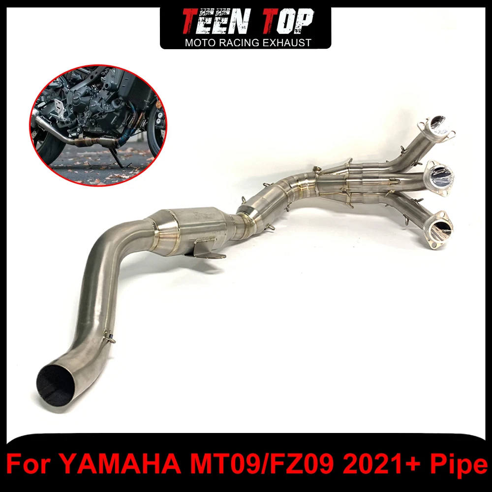 For YAMAHA MT09 FZ09 Exhaust Pipe Titanium Alloy Motorcycle Escape Front Link Pipe 51mm For MT09 2021+ Connection Pipe
For YAMAHA MT09 FZ09 Exhaust Pipe Titanium Alloy Motorcycle Escape Front Link Pipe 51mm For MT09 2021+ Connection Pipe