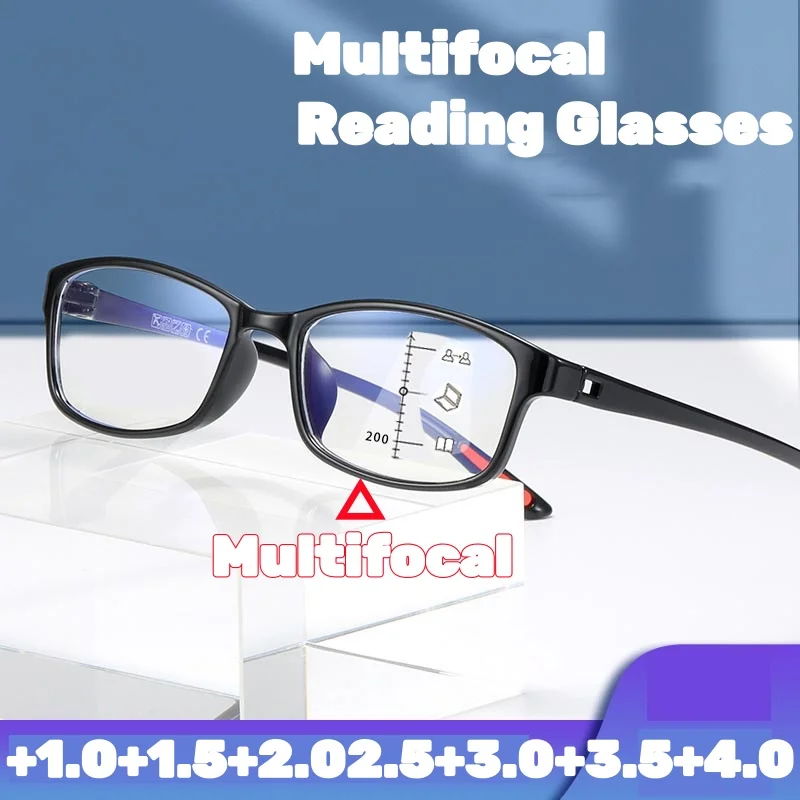 Anti Blue Light Multifocal Reading Glasses for Men Women Ultralight Sports Progressive far sight Glasses of View Far and Close
Anti Blue Light Multifocal Reading Glasses for Men Women Ultralight Sports Progressive far sight Glasses of View Far and Close
