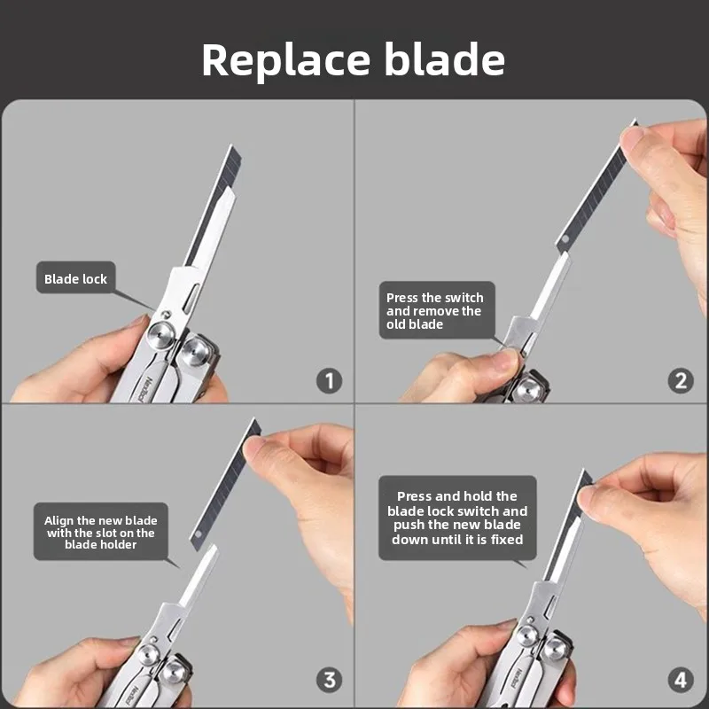 NexTool Flagship Pro 16 in 1 Multitool Replaceable Knife EDC Folding Knife Scissors Clamp Multi Tools Clip Pliers
NexTool Flagship Pro 16 in 1 Multitool Replaceable Knife EDC Folding Knife Scissors Clamp Multi Tools Clip Pliers