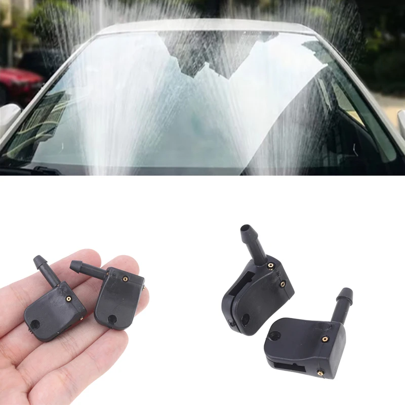 2Pcs Car Windshield Wiper Washer Spray Nozzle Fits Most Car Models Car Dual Holes Windshield Washer Nozzle Wiper Water Spray Jet
2Pcs Car Windshield Wiper Washer Spray Nozzle Fits Most Car Models Car Dual Holes Windshield Washer Nozzle Wiper Water Spray Jet
