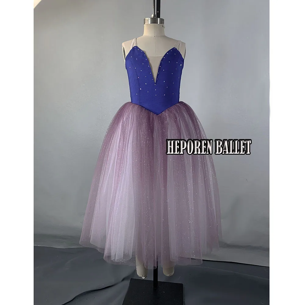 Girl Dark Blue Purple Sparkling Long Romantic Ballet Dress,Birthday Princess Dance Costume Party Ballet Dress
Girl Dark Blue Purple Sparkling Long Romantic Ballet Dress,Birthday Princess Dance Costume Party Ballet Dress
