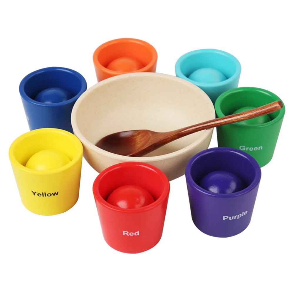 Rainbow Balls in Cups Matching and Counting Toy 1.57inch Color Match Toys Montessori Toy for 2+ Year Old Kids for Toddler & Baby
Rainbow Balls in Cups Matching and Counting Toy 1.57inch Color Match Toys Montessori Toy for 2+ Year Old Kids for Toddler & Baby