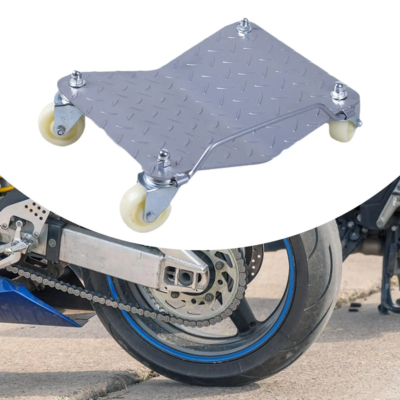 Tire Dolly Car Wheel Dolly 1000 pounds Load Capacity Garage Tire Lifting Tool Car Mover Silver Moving Cars Workshop Car Dolly 
Tire Dolly Car Wheel Dolly 1000 pounds Load Capacity Garage Tire Lifting Tool Car Mover Silver Moving Cars Workshop Car Dolly