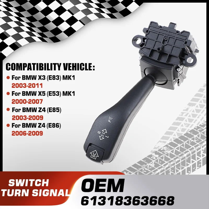 Car Turn Signal Head Light Lamp Combination Switch For BMW X3 E83 MK1 BMW X5 E53 MK1 BMW Z4 E85 BMW Z4 E86 2000-2011 61318363668
Car Turn Signal Head Light Lamp Combination Switch For BMW X3 E83 MK1 BMW X5 E53 MK1 BMW Z4 E85 BMW Z4 E86 2000-2011 61318363668