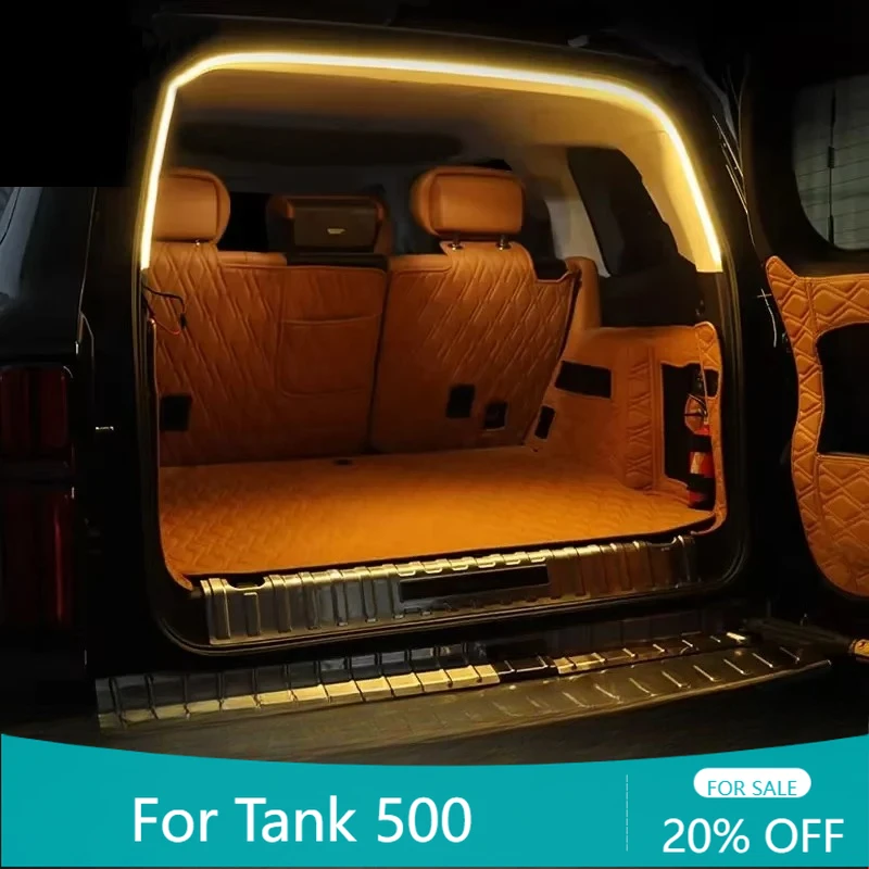 For TANK 500 HIT4 2024 2025 Car Trunk Ambient Light Strip Fit LED Car Interior Decorative Light Accessories
For TANK 500 HIT4 2024 2025 Car Trunk Ambient Light Strip Fit LED Car Interior Decorative Light Accessories