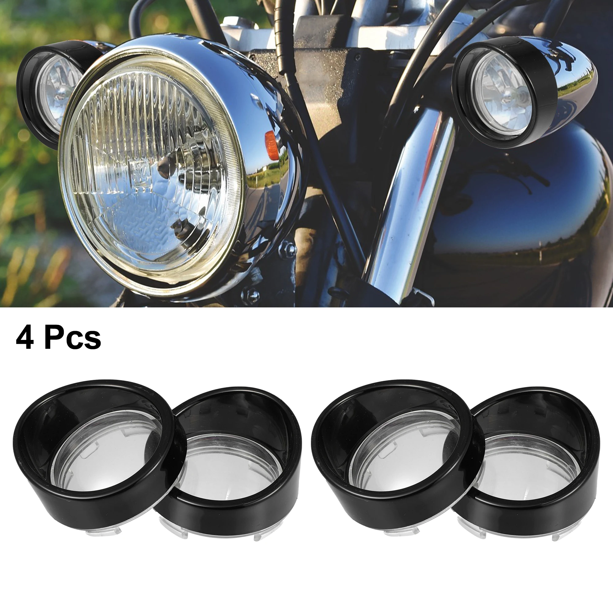Motoforti 2-4pcs 2 Inch Turn Signal Lens Cover Visors Bezels for Harley Dyna Sportster Road King Street Electra Glide
Motoforti 2-4pcs 2 Inch Turn Signal Lens Cover Visors Bezels for Harley Dyna Sportster Road King Street Electra Glide