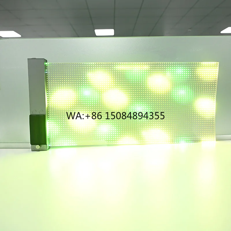 P5 P6 Crystal clear 3D Transparent Wall LED Screen With Adhesive Backing Flexible Transparent LED Screen Transparent Led Display
P5 P6 Crystal clear 3D Transparent Wall LED Screen With Adhesive Backing Flexible Transparent LED Screen Transparent Led Display