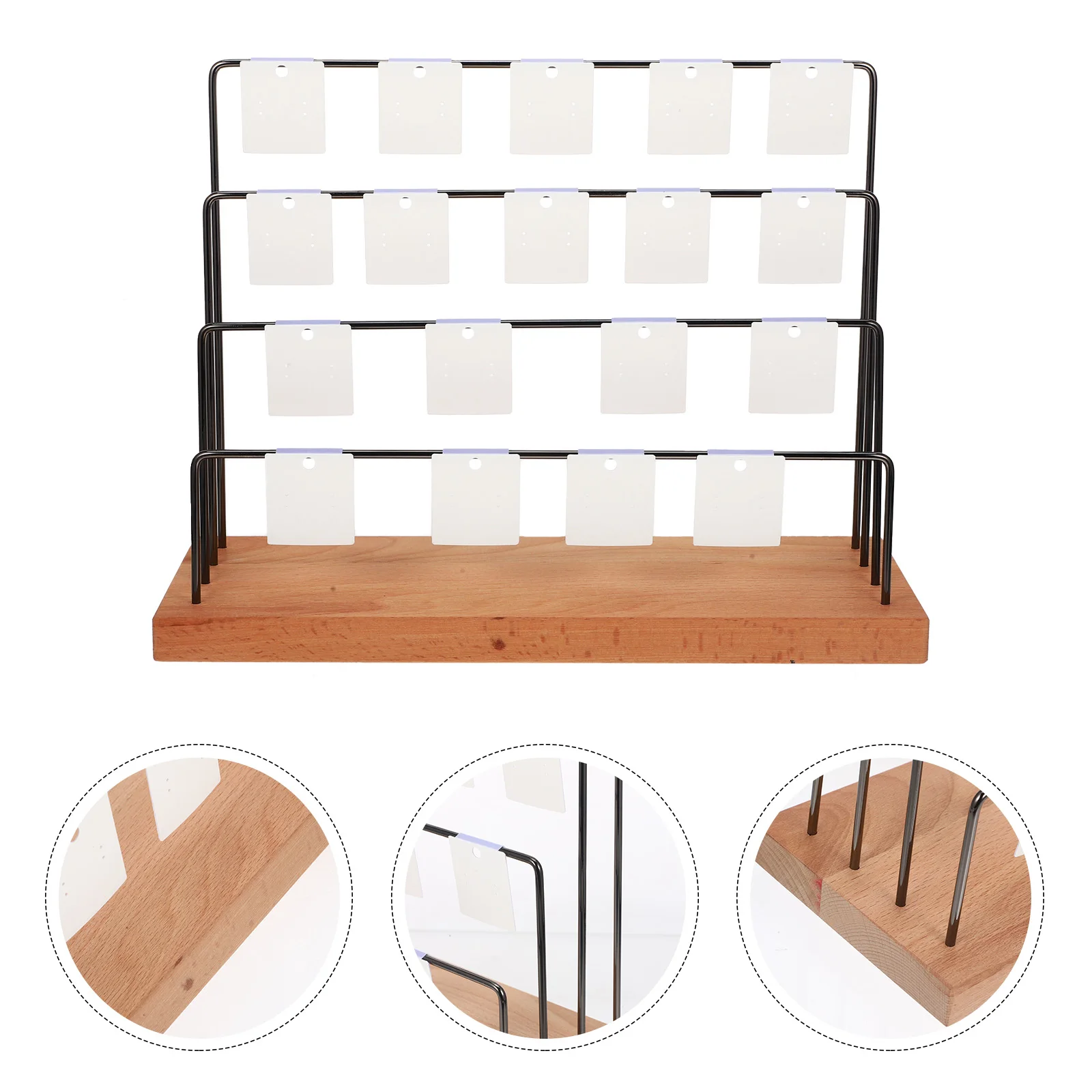 1 set 1 Set Earring Display Stand Wood Jewelry Rack Organizer Holder Stand For Selling Storage Rack Desktop Earrings Holder
1 set 1 Set Earring Display Stand Wood Jewelry Rack Organizer Holder Stand For Selling Storage Rack Desktop Earrings Holder