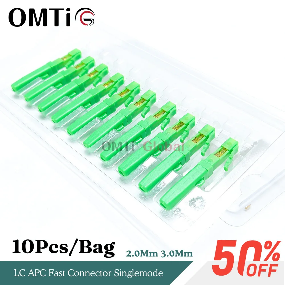 OMTiG 10Pcs/Bag LC APC Fast Connector Singlemode For 2.0Mm 3.0Mm Indoor And FTTH Flat Cable
OMTiG 10Pcs/Bag LC APC Fast Connector Singlemode For 2.0Mm 3.0Mm Indoor And FTTH Flat Cable