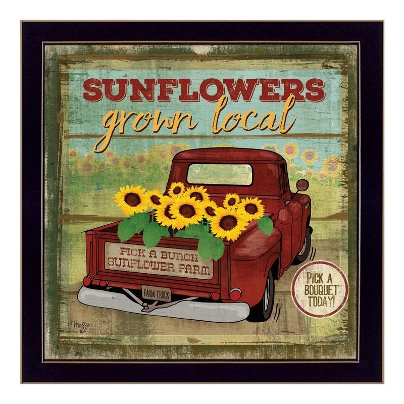 Sunflowers From the Farm Printed Wall Art, Ready to Hang Framed Poster, Black Frame
Sunflowers From the Farm Printed Wall Art, Ready to Hang Framed Poster, Black Frame