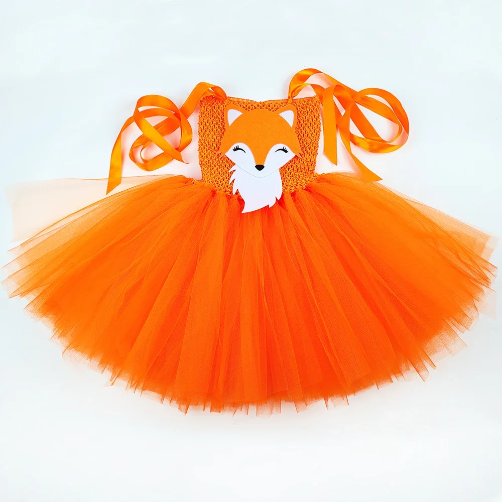 Girls Forest Theme Halloween Party Dress Orange Fox Costume Tutu Dress for Up Toddler Cartoon Animal Tulle Princess Dress
Girls Forest Theme Halloween Party Dress Orange Fox Costume Tutu Dress for Up Toddler Cartoon Animal Tulle Princess Dress