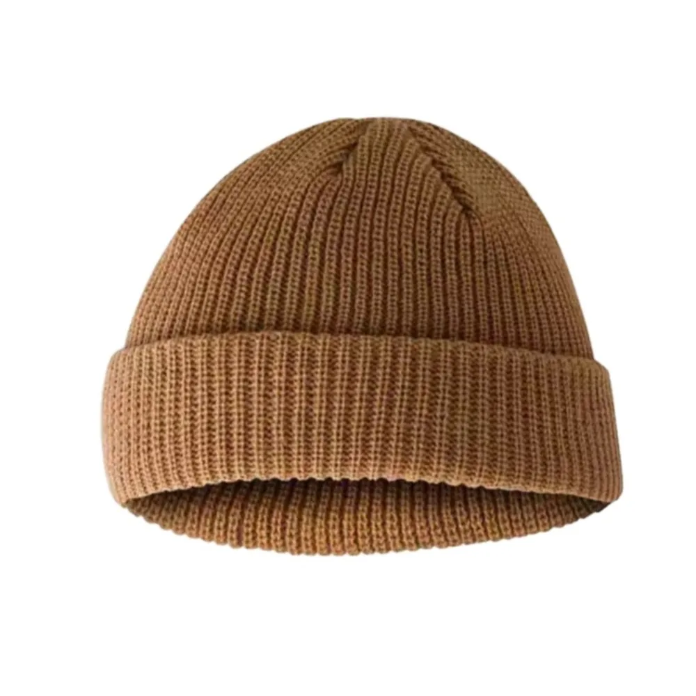 Trendy Korean Style Knitted Hats Short Flanged Skullcap Warm Melon Cap Autumn and Winter
Trendy Korean Style Knitted Hats Short Flanged Skullcap Warm Melon Cap Autumn and Winter