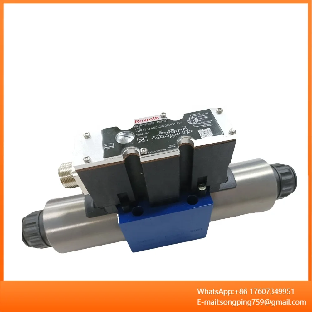 Solenoid Valve Rexroth4WRAE 10 W60-2X G24K31 F1Vmade in Germany
Solenoid Valve Rexroth4WRAE 10 W60-2X G24K31 F1Vmade in Germany