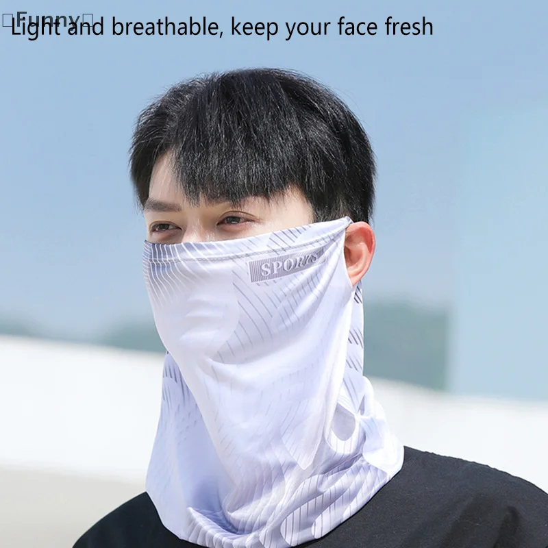 Summer Sunscreen Ice Silk Mask Neck UV Protection Face Cover Sunscreen Face With Brim Outdoor Cycling Sun Protection Hats Caps
Summer Sunscreen Ice Silk Mask Neck UV Protection Face Cover Sunscreen Face With Brim Outdoor Cycling Sun Protection Hats Caps