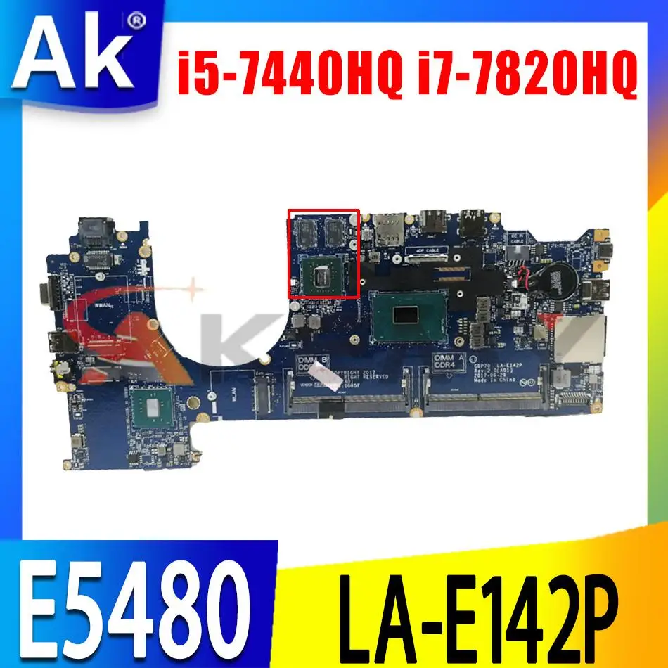 For Dell Latitude 5480 Laptop Motherboard LA-E142P I5-7440HQ I7-7820HQ 0JNY4X 082YCP 0HWNFC 0M11M5 08R9JH Mainboard E5480
For Dell Latitude 5480 Laptop Motherboard LA-E142P I5-7440HQ I7-7820HQ 0JNY4X 082YCP 0HWNFC 0M11M5 08R9JH Mainboard E5480