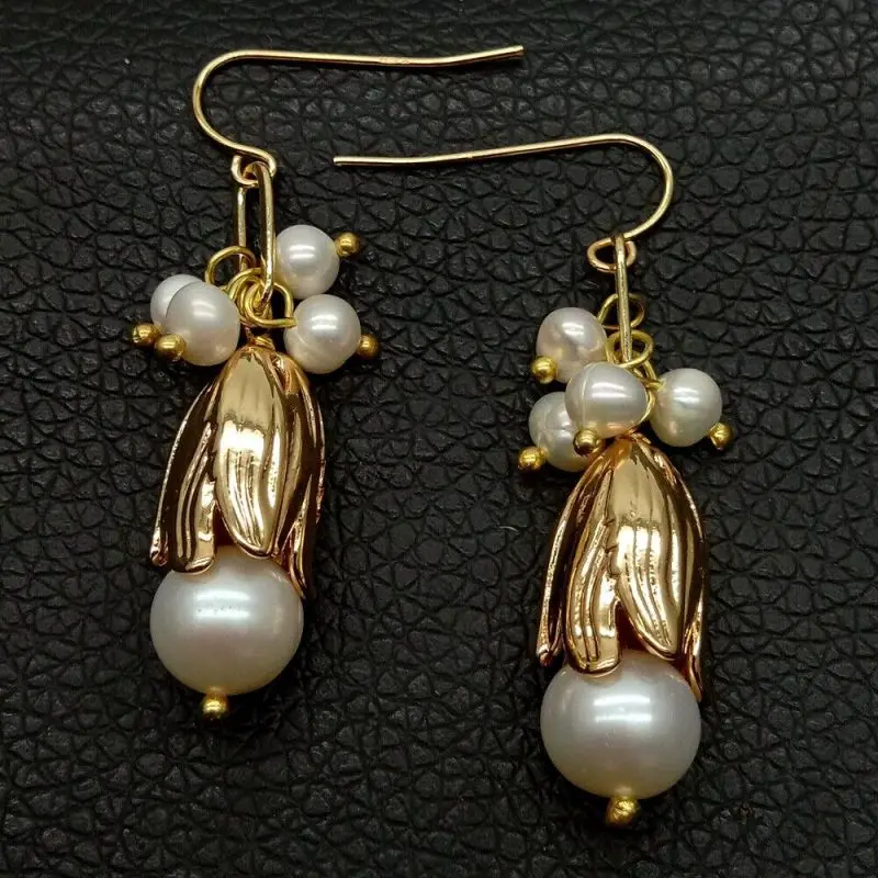 Freshwater White Pearl Gold Plated Charms Drop Hook Earrings Dangle Party Art Crystal Gemstone Clip-on Bohemian
Freshwater White Pearl Gold Plated Charms Drop Hook Earrings Dangle Party Art Crystal Gemstone Clip-on Bohemian