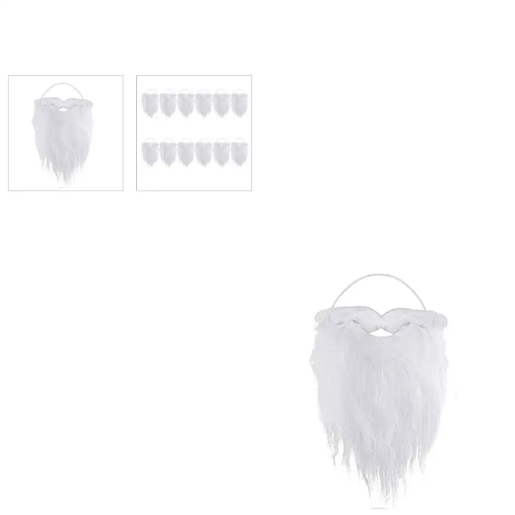 652F Christmas Santa Clauses Beard Fancy Dress Costume Funny Santa Beard Mustache White Fake Beard for Women Men Party Decor
652F Christmas Santa Clauses Beard Fancy Dress Costume Funny Santa Beard Mustache White Fake Beard for Women Men Party Decor