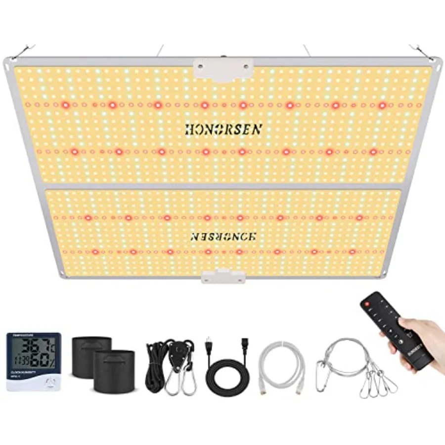 4000W LED Grow Light Full Spectrum 5x5ft Coverage Remote Control Dimmable Grow Lamps with Timer Plant Light for Hydroponic Indo
4000W LED Grow Light Full Spectrum 5x5ft Coverage Remote Control Dimmable Grow Lamps with Timer Plant Light for Hydroponic Indo