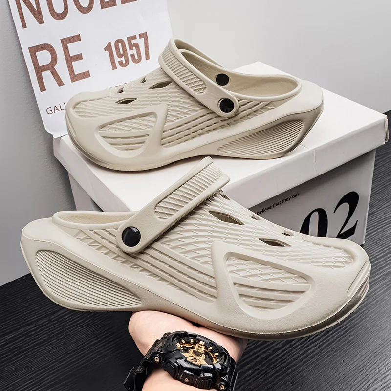 Summer Men's 3D Pattern Thick Sole Slippers Breathable Fashion Beach Leisure Slides
Summer Men's 3D Pattern Thick Sole Slippers Breathable Fashion Beach Leisure Slides
