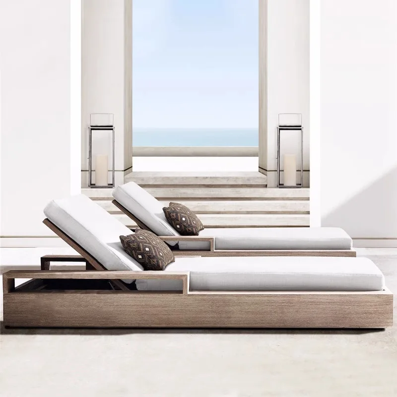Outdoor deck chairs, preservative wood pool beds, hotel outdoor old homestay pool chairs
Outdoor deck chairs, preservative wood pool beds, hotel outdoor old homestay pool chairs
