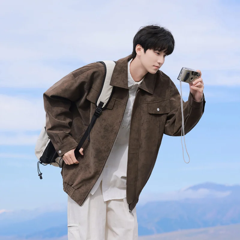 Мужская кожаная куртка American Sle, весенне-осеннее модное пальто в стиле ретро, гонконгское пальто для мальчиков Sle Haome
Мужская кожаная куртка American Sle, весенне-осеннее модное пальто в стиле ретро, гонконгское пальто для мальчиков Sle Haome