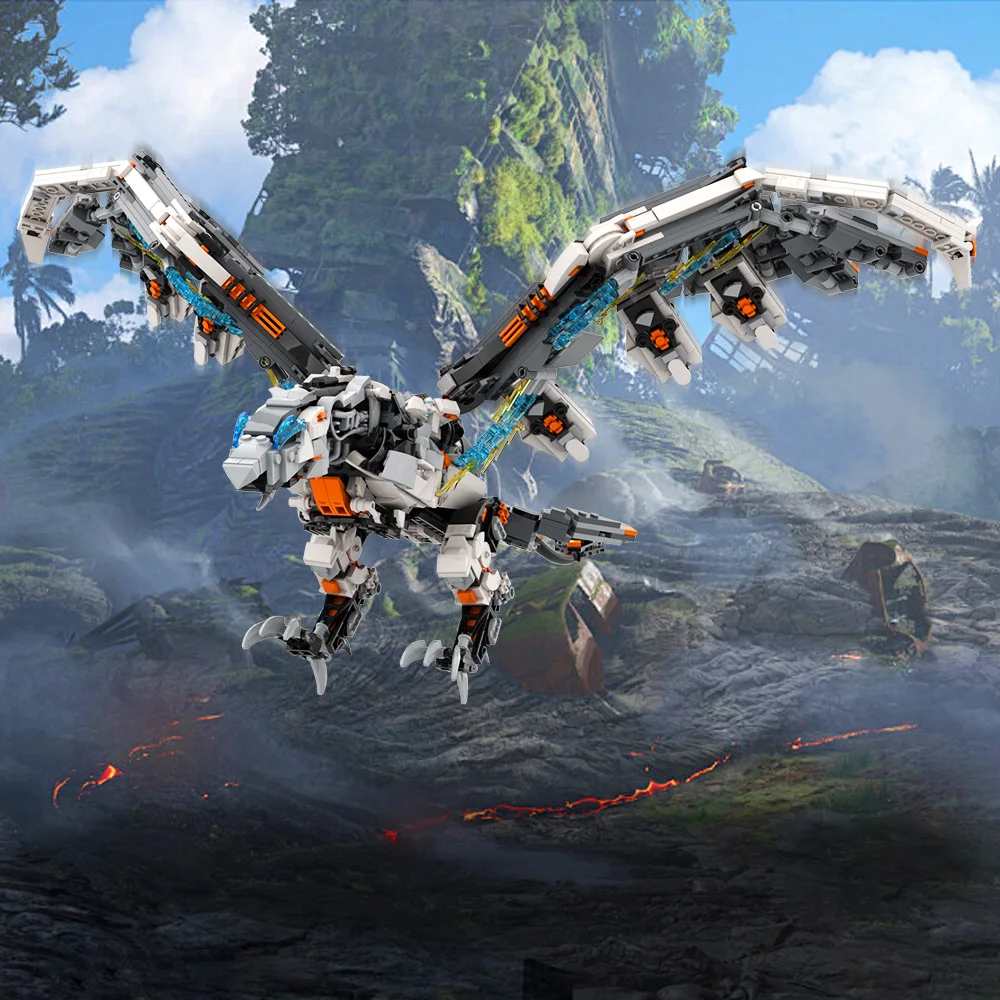 MOC Stormbird Mechanical Beast Model Building Blocks Horizoned Game Bird Animal Mech Brick DIY STEM Puzzle Toys Adult Gift
MOC Stormbird Mechanical Beast Model Building Blocks Horizoned Game Bird Animal Mech Brick DIY STEM Puzzle Toys Adult Gift