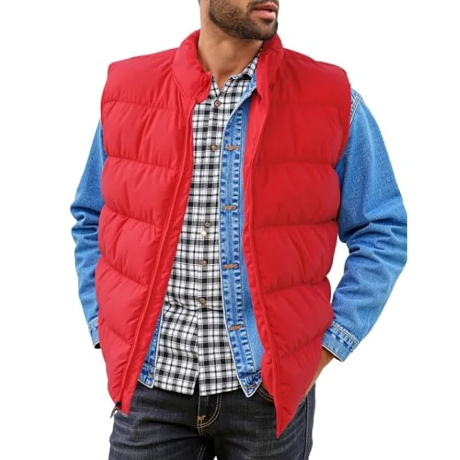 Men'S Winter Lightweight Puffer Vest Sleeveless Jacket Casual Puffy Vests
Men'S Winter Lightweight Puffer Vest Sleeveless Jacket Casual Puffy Vests