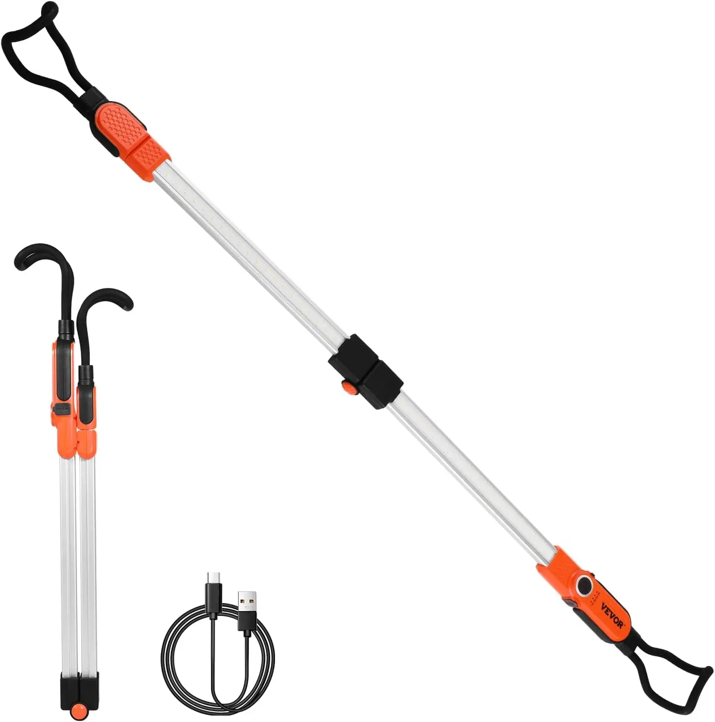 Underhood Work Light 2300LM Rechargeable LED, Cordless Mechanic Light Bar with Hooks for Car Repair Garage, 51-74 inch
Underhood Work Light 2300LM Rechargeable LED, Cordless Mechanic Light Bar with Hooks for Car Repair Garage, 51-74 inch
