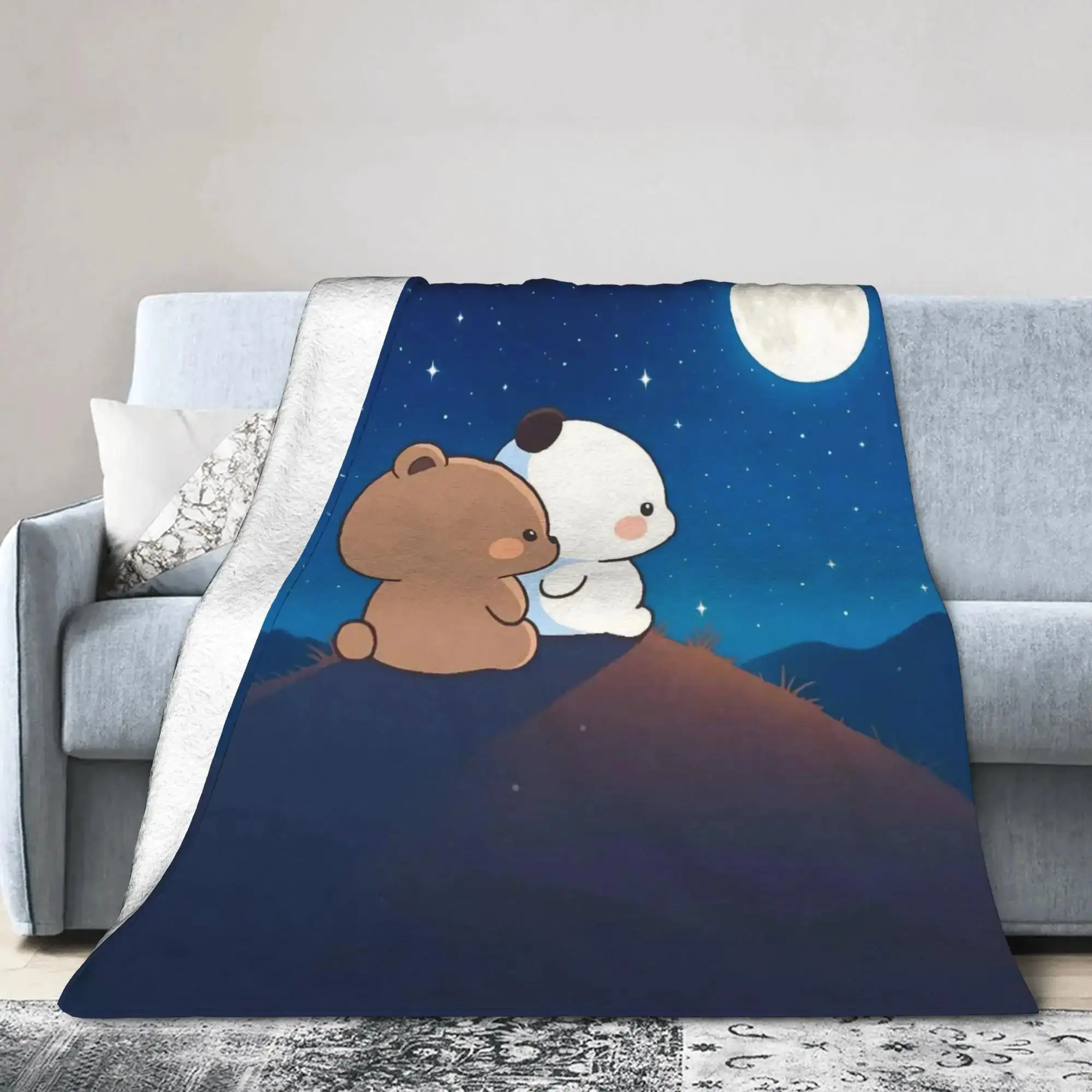 Bubu Dudu Admire the Moon Super Warm Blanket Quality Bedding Throws for Living Room Spring Students Comfortable Bedspread
Bubu Dudu Admire the Moon Super Warm Blanket Quality Bedding Throws for Living Room Spring Students Comfortable Bedspread