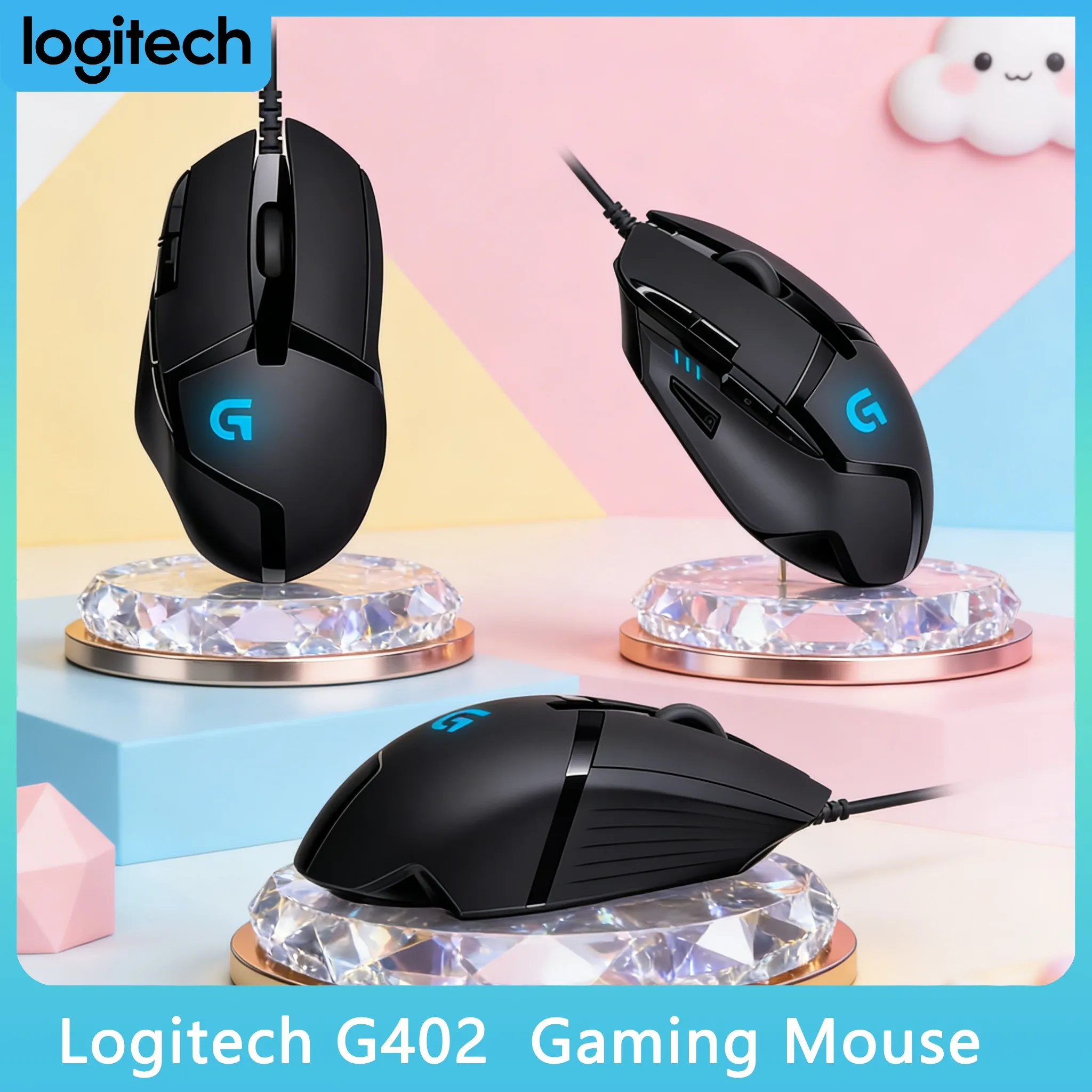 Logitech G402 - 8 Buttons for One-Click Complex In-Game Actions
Logitech G402 - 8 Buttons for One-Click Complex In-Game Actions