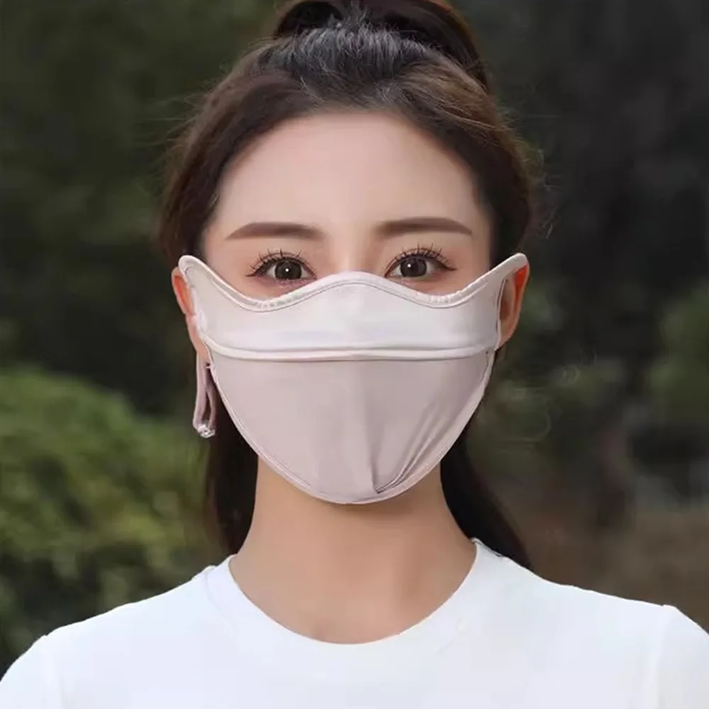 Lightweight Reusable UV Face Mask Breathable Summer Ice Silk Face Cover Washable Thin Cover Cycling Wind Shield Hiking
Lightweight Reusable UV Face Mask Breathable Summer Ice Silk Face Cover Washable Thin Cover Cycling Wind Shield Hiking