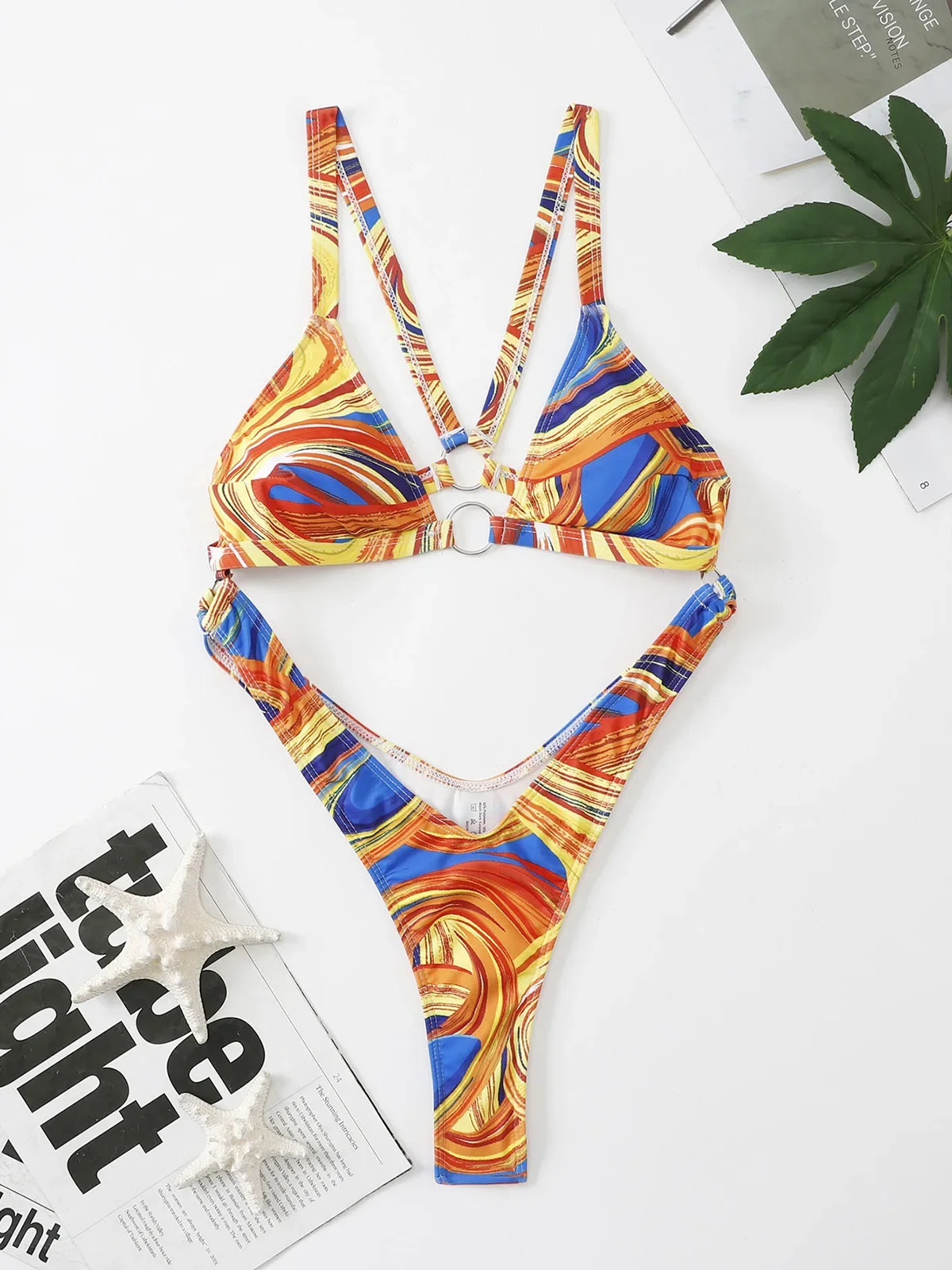 2024 New Printed Metal Ring Tummy Cut Out Thong Women Swimwear One Piece Swimsuit Female High Cut Bather Bathing Suit Swim K3899
2024 New Printed Metal Ring Tummy Cut Out Thong Women Swimwear One Piece Swimsuit Female High Cut Bather Bathing Suit Swim K3899
