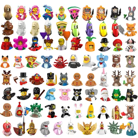 Serie di film classici per ragazze Mini modello di personaggio 3D Set di blocchi di costruzione Assemblaggio di giocattoli Regali di compleanno per bambini Ragazzi Ragazze