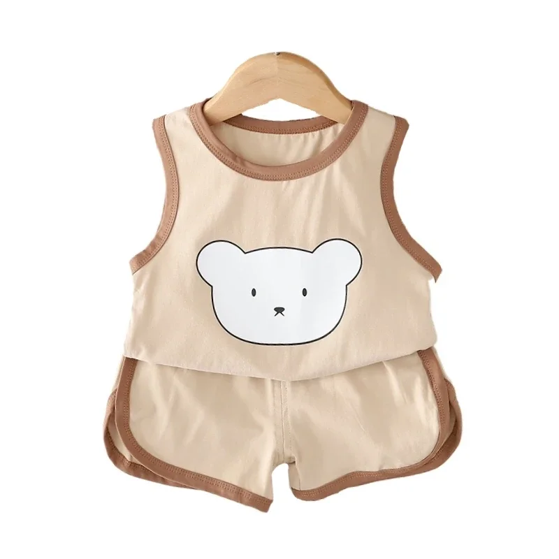 New Summer Baby Clothes Suit Children Boys Cartoon Vest Shorts 2Pcs/Sets Kids Girls Clothing Infant Costume Toddler Tracksuits
New Summer Baby Clothes Suit Children Boys Cartoon Vest Shorts 2Pcs/Sets Kids Girls Clothing Infant Costume Toddler Tracksuits