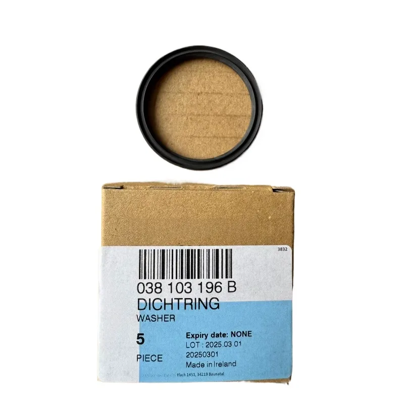 Уплотнительное кольцо датчика уровня масла для Audi A4L B8, A5, A6L C7, A7, A8, Q5, Q3, оригинальное, номер детали 038 103 196 B
Уплотнительное кольцо датчика уровня масла для Audi A4L B8, A5, A6L C7, A7, A8, Q5, Q3, оригинальное, номер детали 038 103 196 B